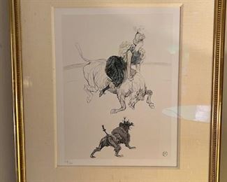 Toulouse Lautrec Lithograph