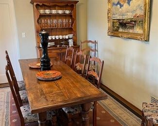 Custom Dining Table - Old Swiss Oak