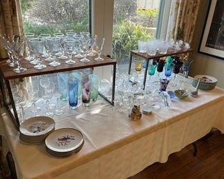 Extensive Collection of Stemware