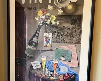 Original Vin Fou Medieval Poster by Grimault 1955