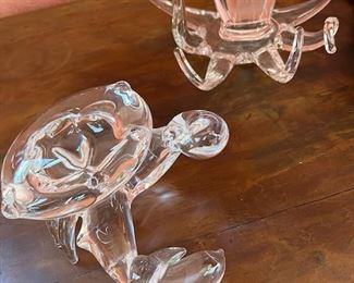 Steuben "Sea Life" Figurines