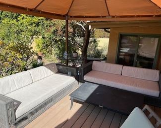 Restoration Hardware "String" Sofas (pr)