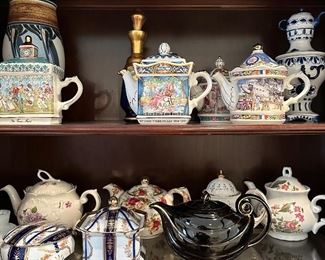 Teapot collection, mostly made in England 