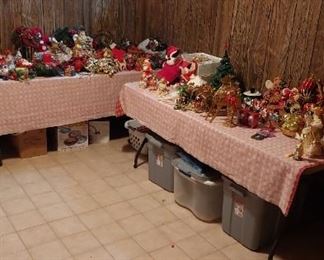 vintage holiday mostly Christmas but some Halloween as well