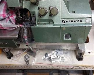 industrial sewing machine in working condition as shown..