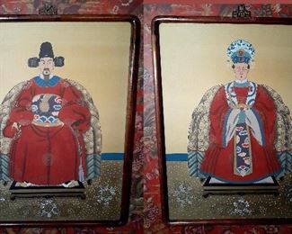 oriental silk prints