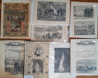 Victorian prints and lithograpgh