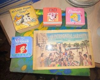 Vintage Sarasota memorabilia, vintage tiny golden books