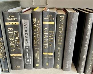 Lot 030-B: Hardcover and Softcover Book Library

Includes: 
•	A variety of hardcover/softcover books (see photos for details)
•	Volumes 1&2 of The New Century Dictionary (1946 edition)
•	Webster’s + Roget’s New Thesaurus


Condition: Varies from Excellent to Fair pre-owned condition. (Most are Good to Very Good pre-owned condition.)
