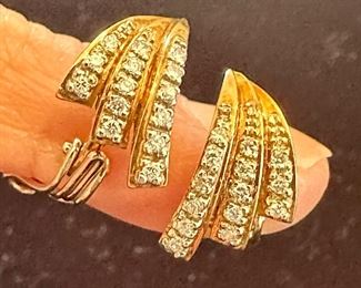 14K & Diamond Earrings