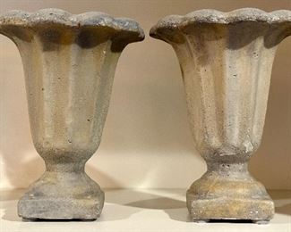 (2) William Sonoma Planters