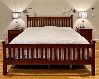 Vermont Woods Studio Cherry King Bed (mattress not included)