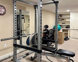Body Solid Squat Rack & Weights