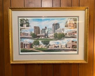 William Mangum Visions of Greensboro Print