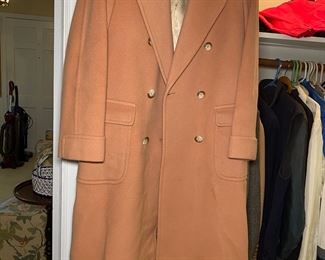 Vintage Men's Camel Hair Coat