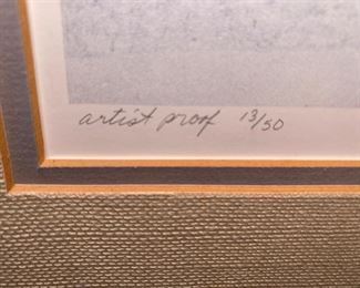 John Furches Artist Proof