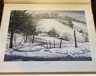 William Mangum Crisp Winters Day Print