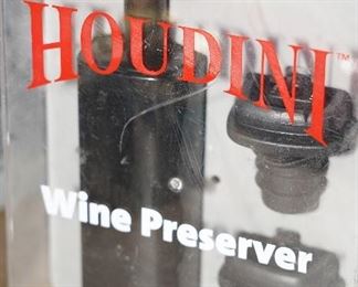 Houdini wine preserver