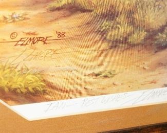 Larry Elmore's signature on Waiting for Shadamehr