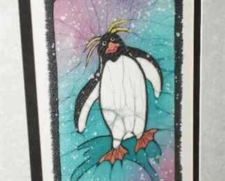 LE #58/450 Penguin lithograph by Kae Taylor