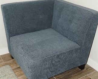 Upholstered corner chair