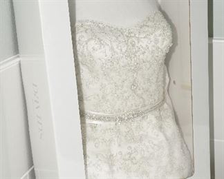 Beautiful beaded wedding gown/evening gown