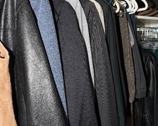 There are loads of clothes available in ladies sizes medium to large, men's sizes large-XL