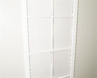 White wood framed wall picture frames x 2