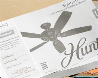 Hunter ceiling fans x 3