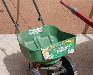 Scotts turf builder seed spreader