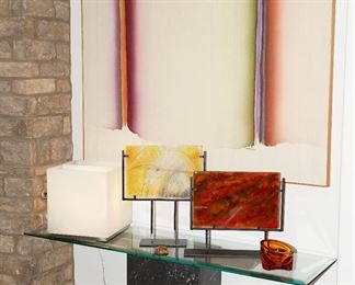 Pastel on cloth-Morton