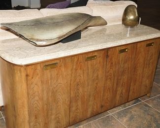 Thomasville buffet cabinet-about 7ft long.