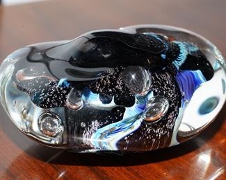 We have several beautiful paperweights in all shapes and sizes. 