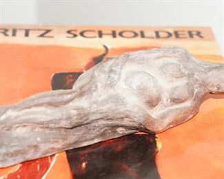 Side lying nude sculpture