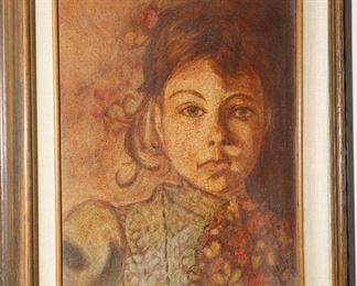 Antique oil painting-artist unknown