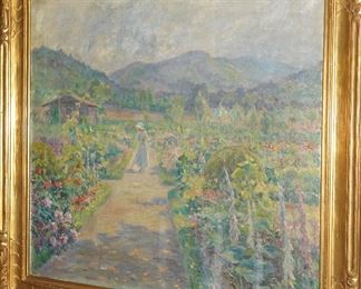 Oil on canvas by Alfred Juergens(1866-1934) Semi-antique certainly!