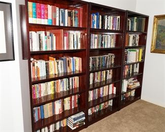 These are mahogany bookcases folks- and we have 6 available. 