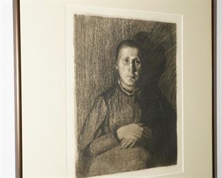 Vintage etching