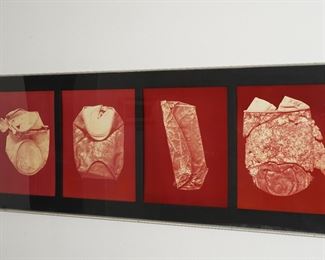 Hella Hammid-"Crushed Cans" 4 panel photo shadowbox