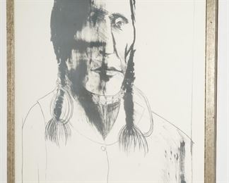 Pedro Cajete Pubelo by Basking 1972-signed in pencil
