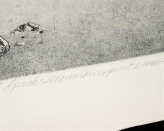 ''Apache Mountain Spirit Dancer" Trial Proof