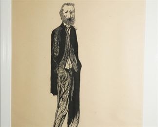 ''Walt Whitman" by Baskin