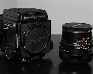 There are Mamiya cameras and lenses available for purchase
