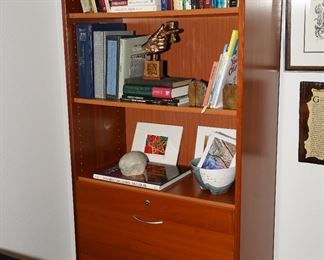 Mid century bookcase cabinets x 2