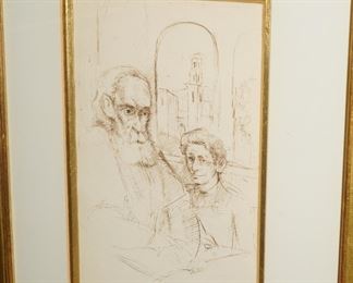 "Old Man & Student" unknown artist