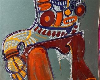 "Seated Man-Guanacosta" by Dolona Roberts