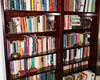 Mahogany bookcases
