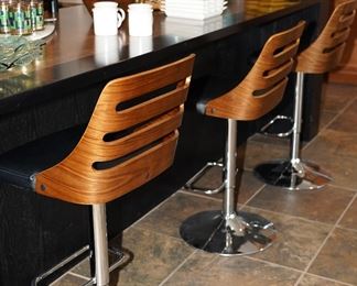 Mid century bar chairs