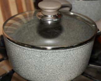 Ballarini Italy pot/pan set-being sold as a set of 4