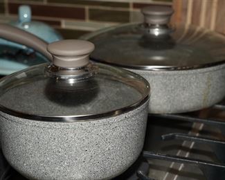 4 piece Ballarini Italy pots/pans set